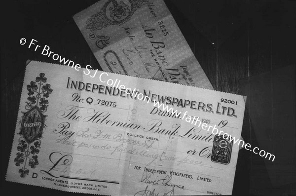 COPY NEGS INDEPENDENT CHEQUES